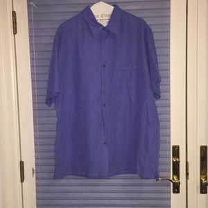 Blue short sleeved shirt